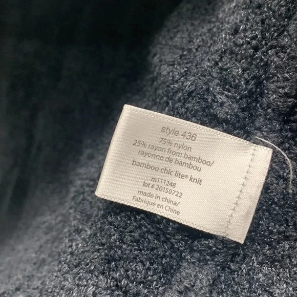 Barefoot Dreams Calypso Wrap Sweater Cardigan Knit Open Front Ombre #436 S / M - Picture 7 of 9